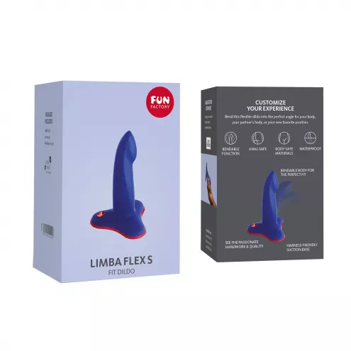 Фаллоимитатор Fun Factory LIMBA FLEX S, синий