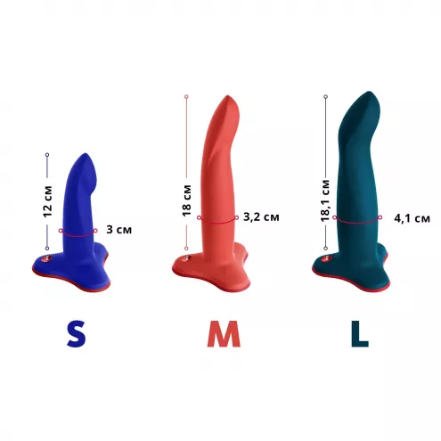 Фаллоимитатор Fun Factory LIMBA FLEX S, синий