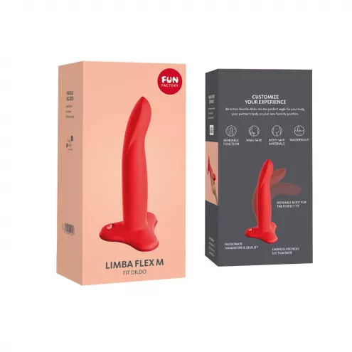 Фалоімітатор Fun Factory LIMBA FLEX M, кораловий