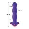Фаллоимитатор Fun Factory BOUNCER, фиолетовый, шарики внутри