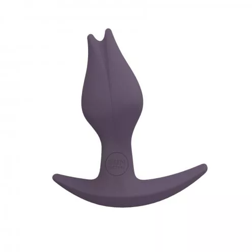 Анальная пробка Fun Factory BOOTIE FEM, фиолетовая, в виде бутона, тонкий ограничитель