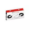 Поножі Fetish Tentation Adjustable metal and fur ankle cuffs