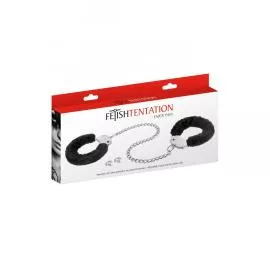 Поножи Fetish Tentation Adjustable metal and fur ankle cuffs - 3