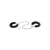Поножі Fetish Tentation Adjustable metal and fur ankle cuffs