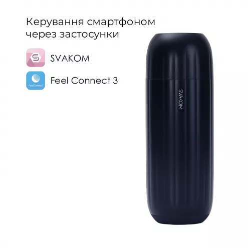 Інтерактивний смарт-мастурбатор з вібрацією та посмоктуванням Svakom Sam Neo 2 Pro, підігрів до 38 °C