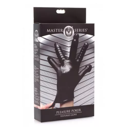 Перчатка с разными текстурами Master Series Pleasure Poker Textured Glove