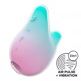 Вакуумный клиторальный стимулятор Satisfyer Mermaid Vibes Mint/Pink - 1