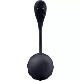 Виброяйцо Satisfyer Ribbed Petal Connect App Black - 2