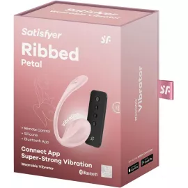 Віброяйце Satisfyer Ribbed Petal Connect App Rose - 2