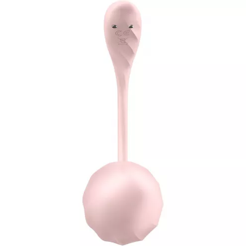 Віброяйце Satisfyer Ribbed Petal Connect App Rose