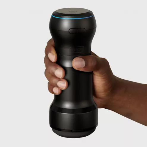 Мастурбатор Kiiroo Feel Pocket із всмоктувальною інтерактивною насадкою PowerBlow Combo Set