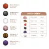 Вагинальные шарики Adrien Lastic Harmony Stones, полудрагоценные камни, 2 держателя