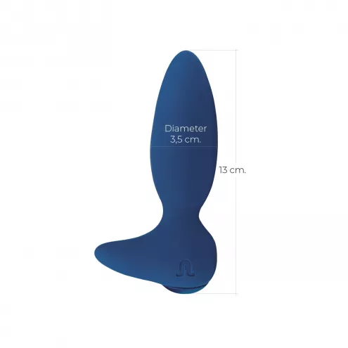 Анальная смарт-вибропробка Adrien Lastic Little Rocket 2.0, двойной силикон