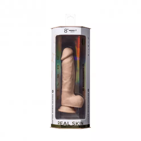 Фалоімітатор SilexD Vetus Real Skin Flesh (8in MODEL 1) суперсофт-силікон+Silexpan