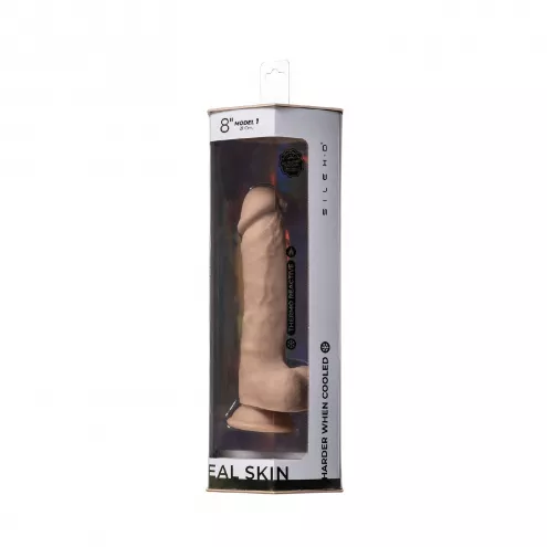 Фалоімітатор SilexD Vetus Real Skin Flesh (8in MODEL 1) суперсофт-силікон+Silexpan