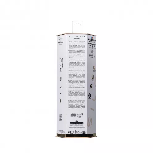Фалоімітатор SilexD Vetus Real Skin Flesh (8in MODEL 1) суперсофт-силікон+Silexpan