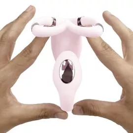 Смарт-вібратор для пар Adrien Lastic Venus + APP, подвійний - 8