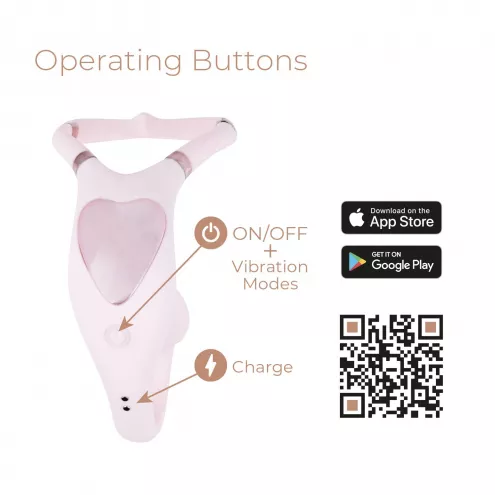 Смарт-вибратор для пар Adrien Lastic Venus + APP, двойной