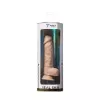 Фалоімітатор SilexD Johnny Real Skin Flesh (7in MODEL 1), суперсофт-силікон+Silexpan