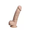 Фалоімітатор SilexD Johnny Real Skin Flesh (7in MODEL 1), суперсофт-силікон+Silexpan