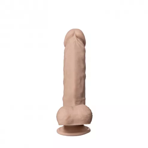 Фалоімітатор SilexD Tomas Real Skin Flesh (9in MODEL 1), суперсофт-силікон+Silexpan