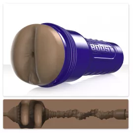 Мастурбатор-попка Fleshlight Boost Blast Female Medium Dark Flesh, плавающие кольца Turbo Tech - 1