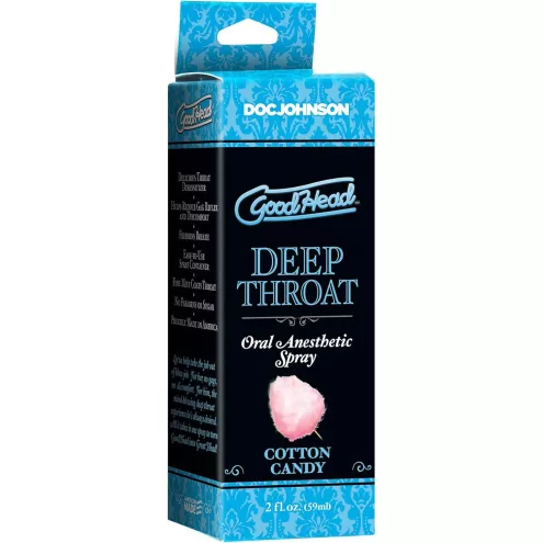 Спрей для минета Doc Johnson GoodHead DeepThroat Spray – Cotton Candy 59 мл для глубокого минета