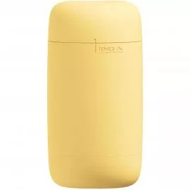 Мастурбатор TENGA PUFFY Custard Yellow, ультрамягкий материал, многоразовый, сквозной - 1