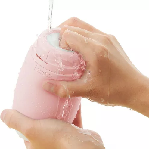 Мастурбатор TENGA PUFFY Strawberry Pink, ультрам'який матеріал, багаторазовий, наскрізний