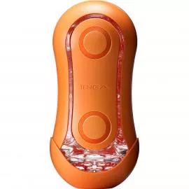 Мастурбатор Tenga Flip Orb - Sunset Orange, зі змінним стиском, зі стимулюючими кульками всередині - 1