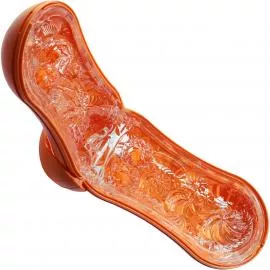 Мастурбатор Tenga Flip Orb - Sunset Orange, зі змінним стиском, зі стимулюючими кульками всередині - 2