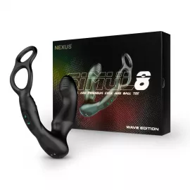 Стимулятор простати Nexus SIMUL8 Wave Edition з ерекційним кільцем - 6