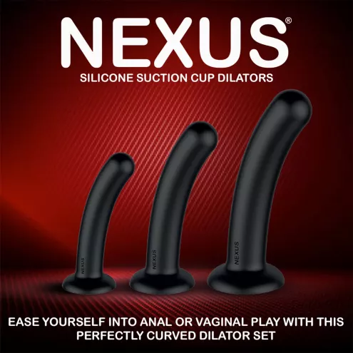 Набір ділдо Nexus Dilating Set (17см, 15см, 12,5см)