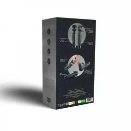 Мастурбатор-вибромассажер Manwan MAN.WAND EVO Pine Grey, отлично для пар, виброминет - 3