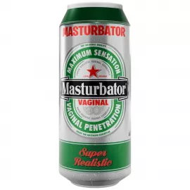 Мастурбатор-вагина Alive Heineken Vagina II в виде банки пива - 1