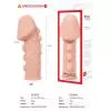 Насадка на член Kokos Extreme Sleeve ES.09 размер S, утолщающая, стимулирующий рельеф
