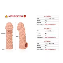 Насадка на член Kokos Cock Sleeve CS 004 M - 3