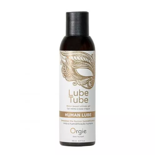 Лубрикант на водній основі Orgie Lube Tube Human Lube, 150 мл, імітація природного мастила та слини