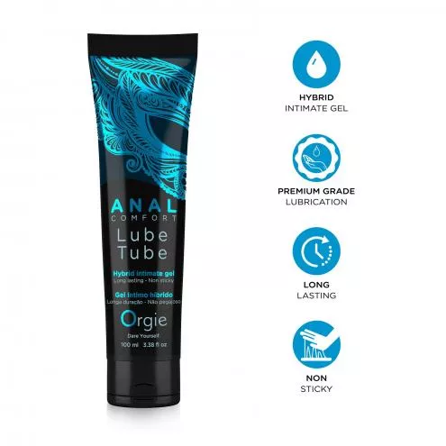 Анальная смазка Orgie Lube Tube Anal Comfort, имитация силикона
