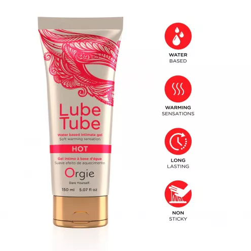 Лубрикант на водной основе Orgie Lube Tube Hot, 150 мл, с согревающим эффектом