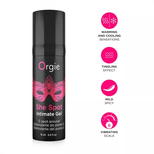 Гель для стимуляции точки G Orgie She Spot Intimate Gel, 15 мл, тепло-холод