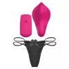 Вібратор в трусики Liebe Panty Vibe Recargable Cerise, трусики S-M в комплекті