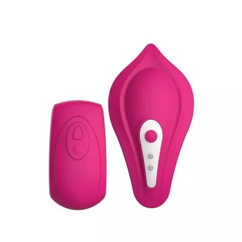 Вібратор в трусики Liebe Panty Vibe Recargable Cerise, трусики S-M в комплекті