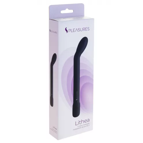 Тонкий вибратор для точки G S Pleasures Lithea Black