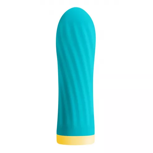 Вибропуля S Pleasures Bullets Twist - Shout Cerise, бирюзовая