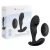 Вибромассажер простаты S Pleasures Premium Cozy, черный, с рельефной головкой