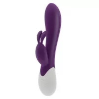 Вібратор-кролик S Pleasures Premium Corabi Rabbit, фіолетовий, вушка для клітора