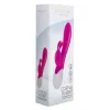 Вібратор-кролик S Pleasures Premium Corabi Rabbit, рожевий, вушка для клітора