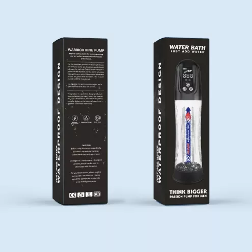 Автоматична гідропомпа 2в1 (вода/повітря) Water Bath з LED-дисплеєм, 2 режими