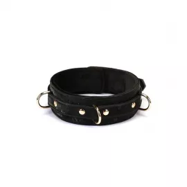 Ошейник с поводком Liebe Seele Boudoir Amor Collar with Leash Black - 3